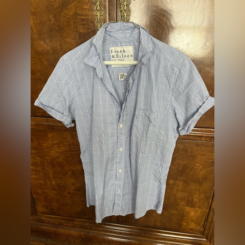 Frank and Eileen button down